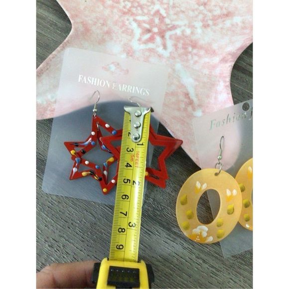 NWT 2 Pair Bundle Fashion Earrings Pierced Dangle Bohemian Boho Earrings - Picture 4 of 10